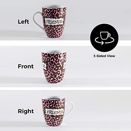 Divinity Boutique 20611 Boxed Mugs, Friends Leopard, 12 ounce - color: Friends Leopard