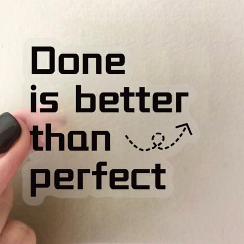 50PCS Transparent Inspirational Stickers, Black Quote Stickers - style: PET Black