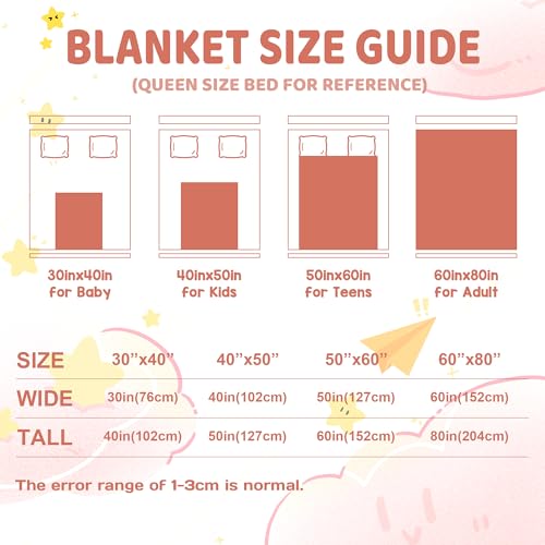 Personalized Baby Elephant Blanket for Girls with Name - color: Orange Elephant