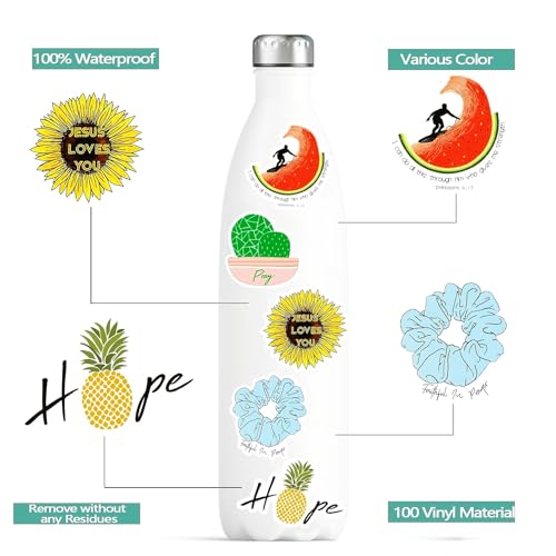200Pcs Inspirational Christian Jesus Stickers for Kids,Bible Verse Stickers - style: Cute 200pcs