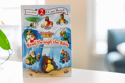 Adventure Bible Read Through the Bible: 8 Bible Stories for Early Readers (Level 2 I Can Read)