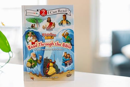 Adventure Bible Read Through the Bible: 8 Bible Stories for Early Readers (Level 2 I Can Read)