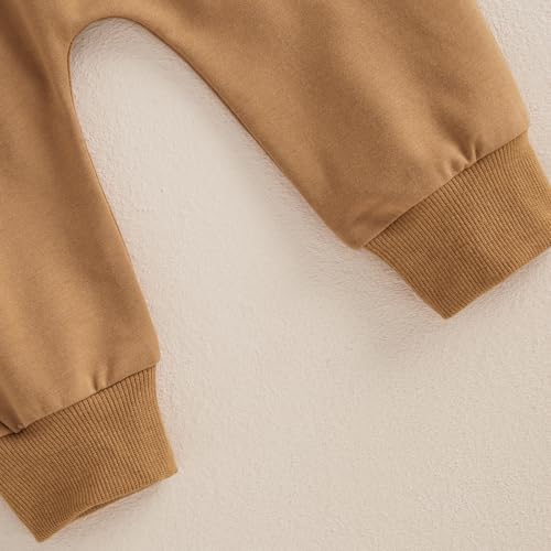 Kupretty Baby Boy Clothes Dad's Little Dude Sweatshirt Pants Set - color: Black, size: 18-24 Months
