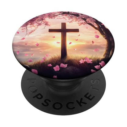 Christian Cross PopSockets Adhesive PopGrip - style: Adhesive PopGrip