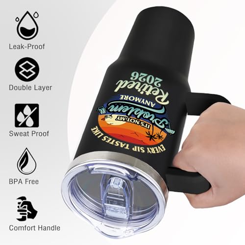 Retirement Gifts for Men Woman 2026 - Funny Retirement Tumbler 40oz, Retired Gift for Women Men Coworkers Boss From Colleague Friend Family, Goodbye/Going Away/Farewell Gifts Coffee Tumbler Cup - color: Retired 2025