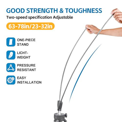 USCNC X Banner Stand Adjustable Fit Banner 23 x 63 to 32 x 78 Inch(STAND ONLY), Portable Travel Bag,Suitable for advertising, stores, exhibitions, restaurants, events, birthday parties, and other occasions (4 Pack) - size: 4 Pack