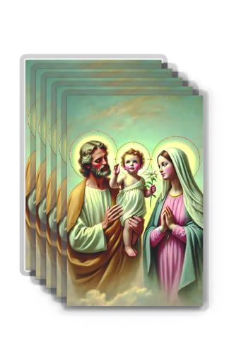 Holy Family Protection Prayer Cards, Pocket Size 5-Pack