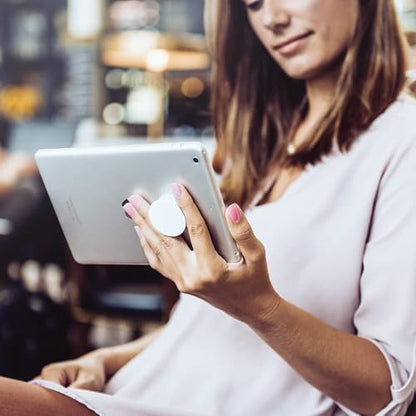 Joshua 1 9 Christian Bible Verse Blue Floral Scripture Quote PopSockets Adhesive PopGrip - style: Adhesive PopGrip