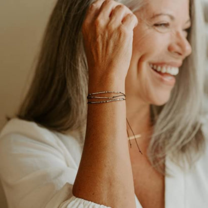 Loved Creations Morse Code Bracelets for Women, Christian Bible Verse Bracelets, Scripture S925 Sterling Silver Inspirational Faith Jewelry, Religious Gifts for Women - color: Romans 12:12