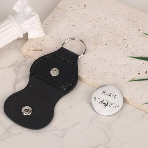 Mikovivi Pocket Angel Hug Coin Token Keychain