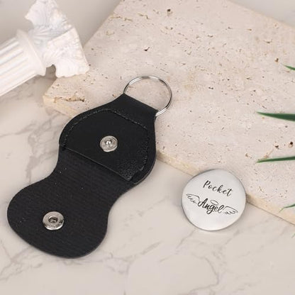 Mikovivi Pocket Angel Hug Coin Token Keychain