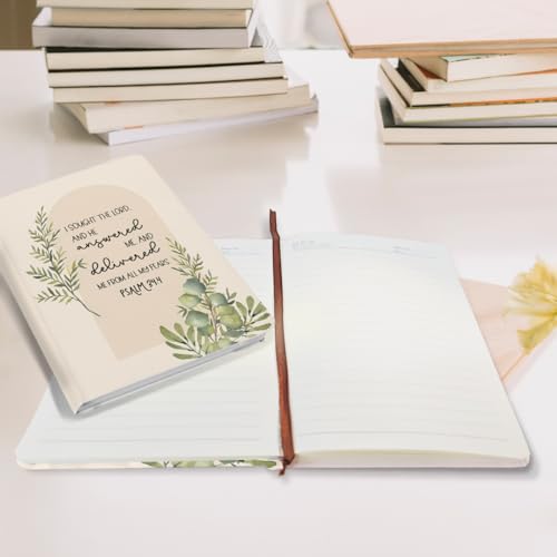 Encouraging Bible Verse Hard Shell Journal Notebook 200 Sheets (5.8 x 8.3)2 - color: Multi 1156