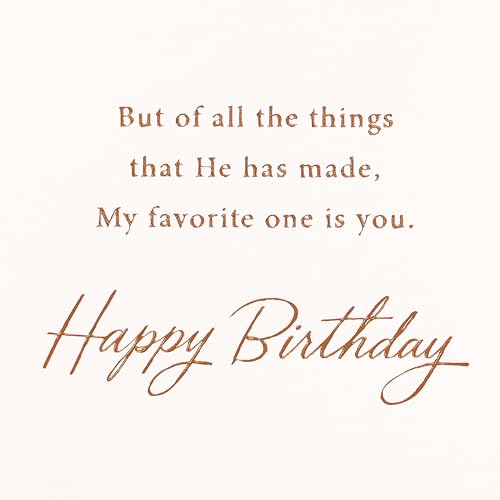 American Greetings Religious Birthday Card (Favorite One is You) - color: Favorite One is You
