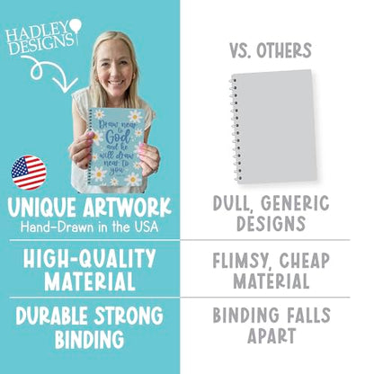 Christian Journals for Women - Bible Notebook for Note Taking - style: Teal Pastel