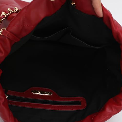 MKF Collection Shoulder Bag for Women, Vegan Leather Top Handle Pocketbook Large Hobo Bag Work Handbag Purse By Mia K - color: Celestine Purple