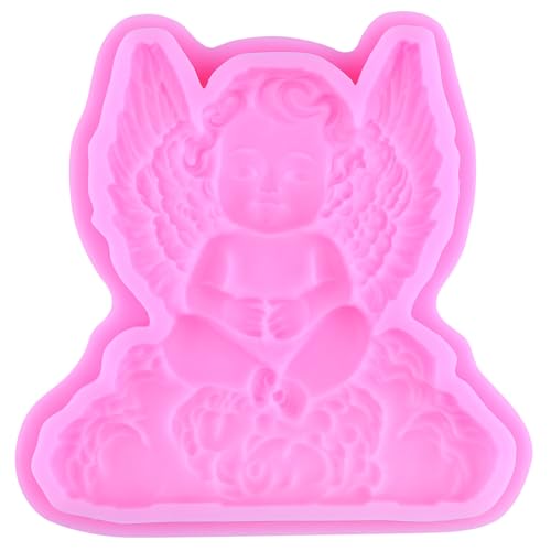 Angels Clouds Silicone Mold Cherubic Angels Fondant Mold