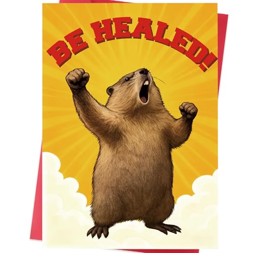 Funny Get Well Soon Card, Get Well Card with Humor, Surgery Recovery Gifts for Women Men, Cheer Up Get Well Soon Gifts - color: SK-095