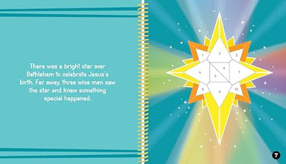 Brain Games - My First Sticker by Number: Nativity - Includes the Story of Jesus's Birth