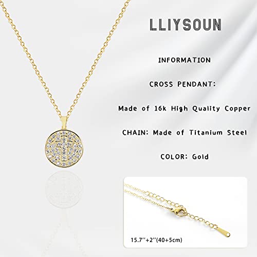 Cross Pendant Necklace for Women Jewelry Gold Cross Necklaces for Women Cross Necklace Minimalist Trendy Jewelry Valentines Day - style: CN5