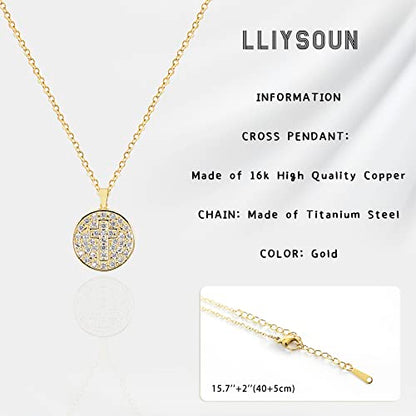 Cross Pendant Necklace for Women Jewelry Gold Cross Necklaces for Women Cross Necklace Minimalist Trendy Jewelry Valentines Day - style: CN5