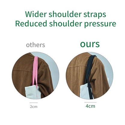 Extra Large Canvas Tote Bag with External Pocket, Reusable Grocery Shopping Bag with Waterproof Lining, Top Zipper