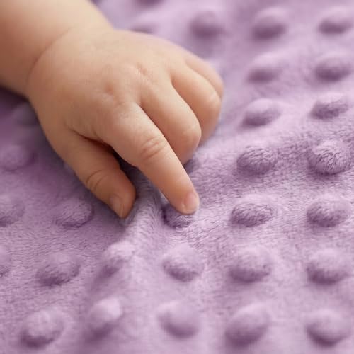 Fleece Baby Blankets for Girls & Boys, Infant Toddler Blanket - color: Purple Deer