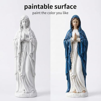 Virgin Mary Praying Statue 23.5 Inch, Religious Outdoor Statue - color: Praying Virgin Mary（23.5 Inch）