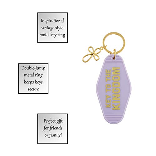 Creative Brands Faithworks - Inspirational Vintage Style Motel Key Ring, 3.5 x 2-Inch, Kingdom Key - color: Kingdom Key, size: 3.5 x 2-Inch