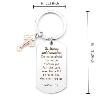 Christian Keychains Cross Keychain Bible Accessories Gifts Christian Gifts Religious Gifts - color: Bible Gifts