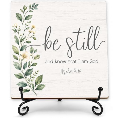 Be Still and Know That I Am God Wood Sign 5.1" Christian Decor(036 - color: Be still7
