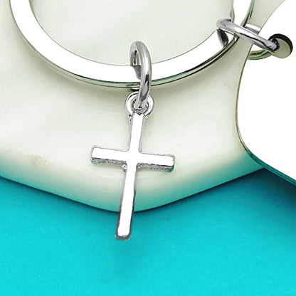 Xiahuyu Christian Keychain - Bible Verse Baptism & Communion Gift - Inspirational Religious Gifts for Women & Men - color: Christian-9