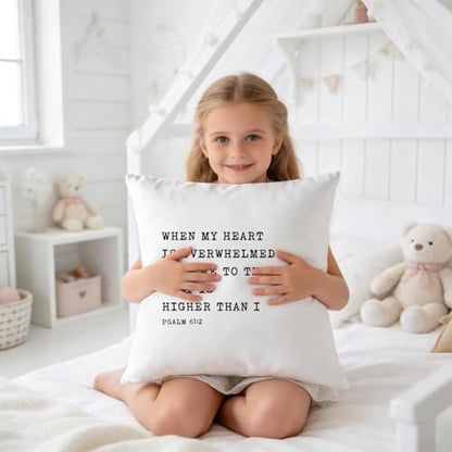 Bible Verse Throw Pillow Cover, Inspirational Room Decor - color: Inspirational Quote-03