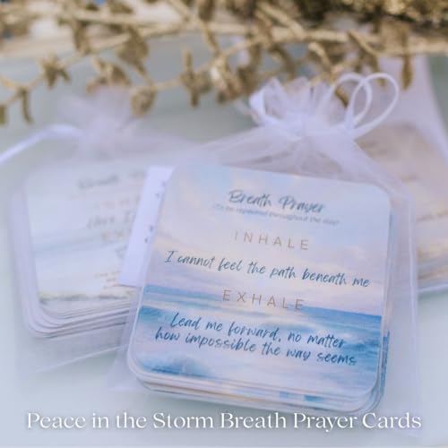 Grief Gifts for Women - Scripture Breath Prayer Cards for Loss & Comfort