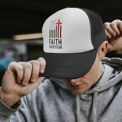 Y'Alls Need Jesus Hats Funny Cap for Grandma - color: Faiths Over Fearallblack7