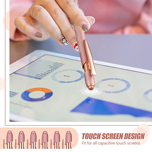 Zonon 12 Pcs Inspirational Pens, Motivational Ballpoint Pen Gifts for Women - color: Rose Gold, style: Boss Lady