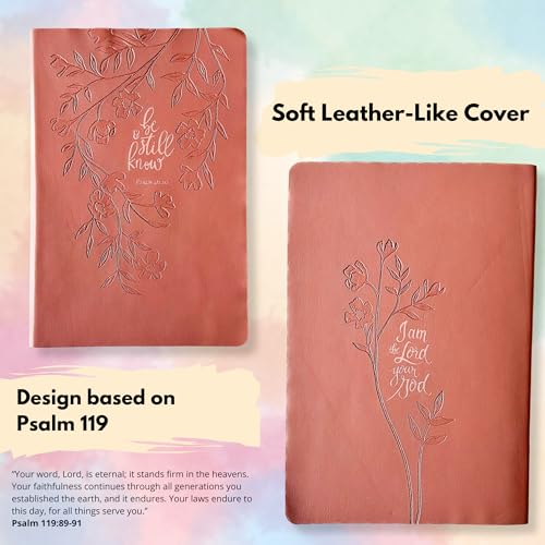 Elly & Grace Prayer Journal for Women, Womens Prayer Journal and Bible Journal, Great Bible Study Journal, Gratitude Journal, or Daily Prayer Journal - 8.5" x 5.5" - 150 Page Lined Journal (Be Still) - color: Be Still