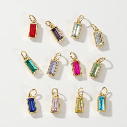 Paperclip Birthstone Cross Charm Bracelet – 18K Gold Plated Link Chain with Cross Charm & Personalized Birthstone, Adjustable Faith Jewelry Gift for Women, Baptism Confirmation Birthday - color: May - Emerald