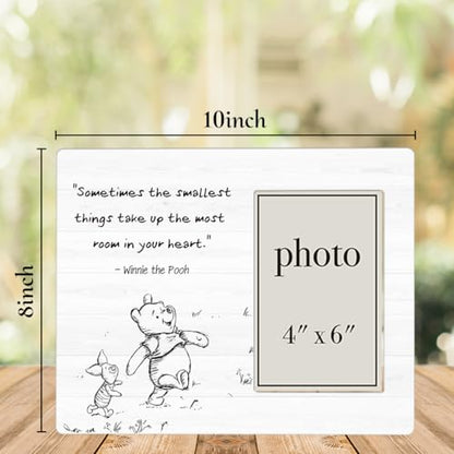 Classic Pooh Bear Nursery Picture Frame, Baby Gifts for Nursery - color: Smallest