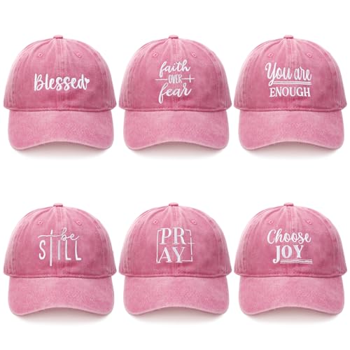6/12 Pack Christian Hats Bulk for Men Women - style: Style 4