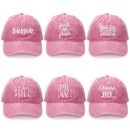 6/12 Pack Christian Hats Bulk for Men Women - style: Style 4