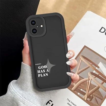 Stylish God's Plan Isaiah 60:22 Bible Verse Cross Christian Phone Case for iPhone 17e/iPhone 16e Case Shockproof Soft Protective for Women Men Cover Funda for iPhone 17e/iPhone 16e 6.1 Inch - color: Jesus