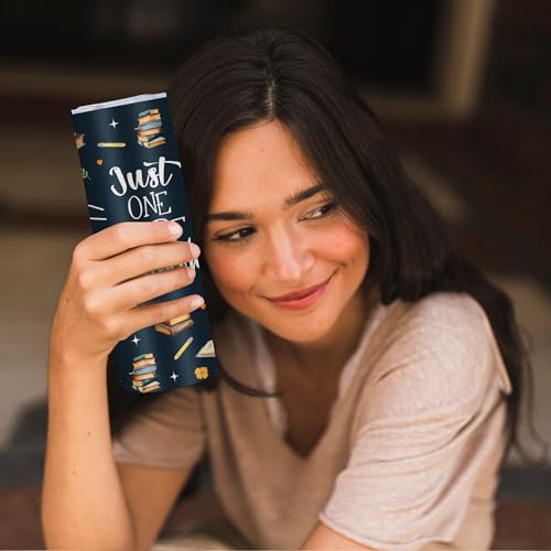Book Lover Gifts for Women, 20 Oz Just One More Chapter Tumbler - color: Chapter