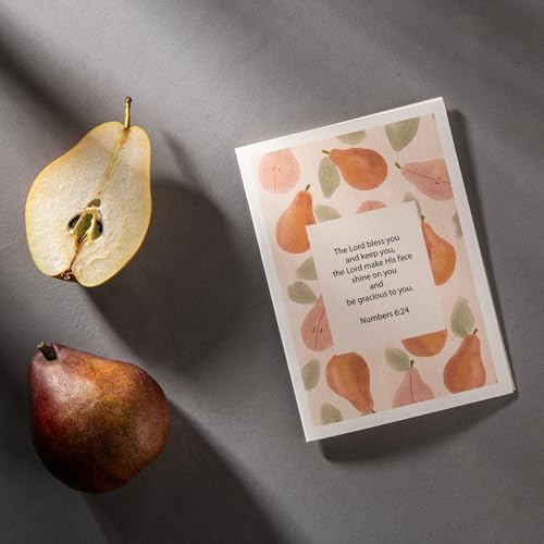 DIVERSEBEE Inspirational Christian Greeting Cards of Encouragement (Fruit) - color: Fruit