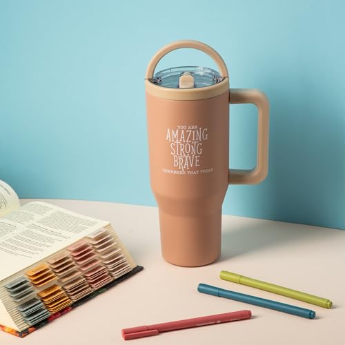 DIVERSEBEE 30 oz Insulated Stainless Steel Tumbler with Lid (Mocha) - color: Mocha, size: 30 Ounces