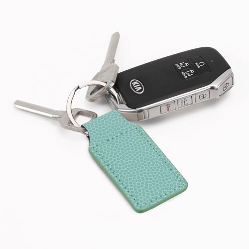 LaserGram Rectangle Keychain, Bible Verse John 3-16, Personalized Engraving Included - color: Basketball Teal