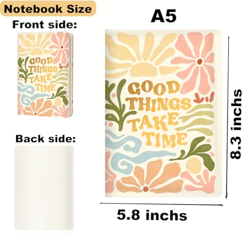 Inspirational Quote Lined Journal Notebook for Women Men Girls Friend - color: Multi 0346