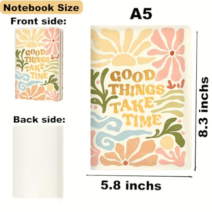 Inspirational Quote Lined Journal Notebook for Women Men Girls Friend - color: Multi 0346