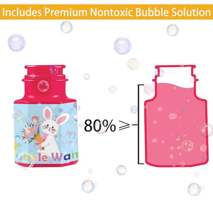 36 Pack Prefilled Easter Eggs with Toys Mini Bubble Wands Inside, Kids Easter Basket Stuffers with Bubble Blowing Toys Gifts for Kids Boys Girls Party Favors Egg Hunt Supplies