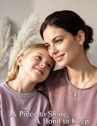 Subiceto Cross Necklace for Women,Small Sterling Silver Cross Pendant - color: Silver-Standard Cross