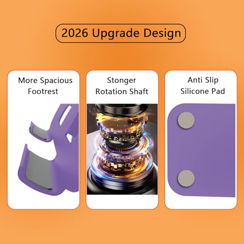 Metal Tablet Stand Holder Adjustable for iPad Kindle Tab, Purple - color: Purple